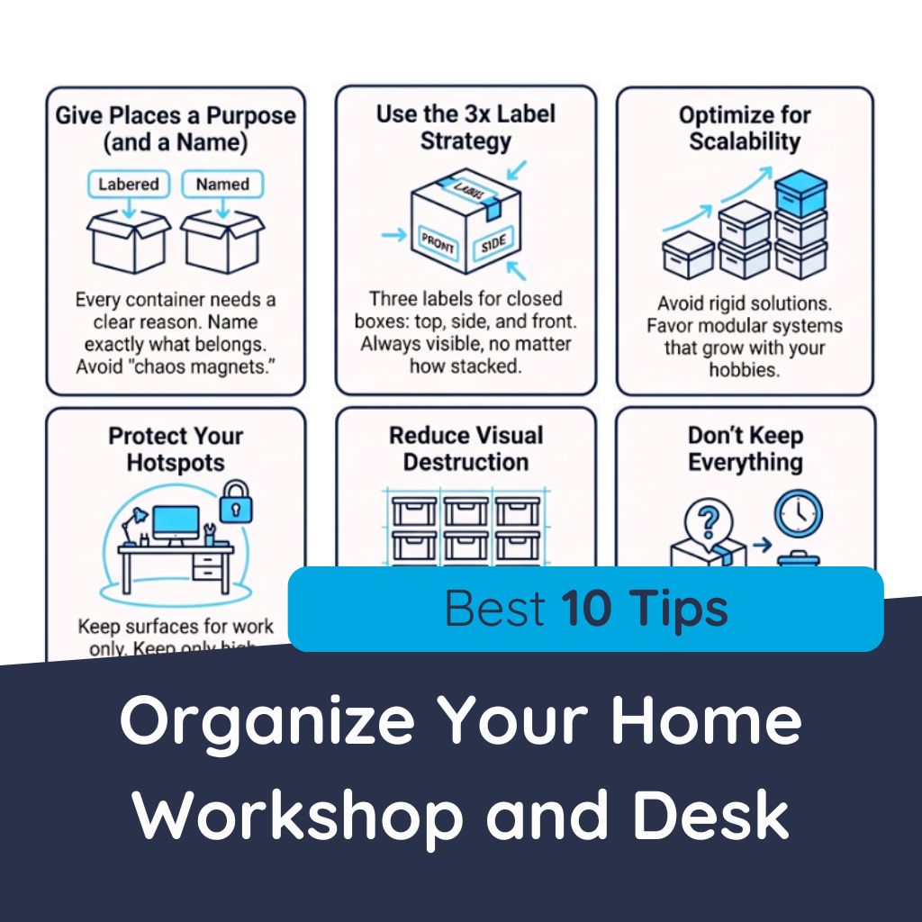 Best 10 Tips to Organize Your Home Workshop